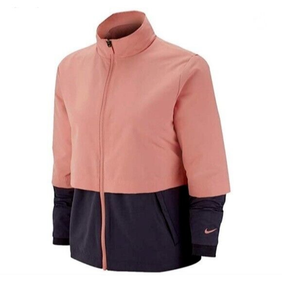 Nike Women's HyperAdapt Shield Pink Quartz Golf Jacket AV3702-606 Size Small - Picture 1 of 4